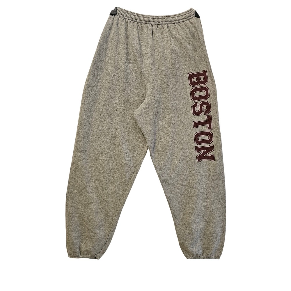 Hanes EcoSmart Boston Graphic Sweatpants‎ Gray Joggers Medium